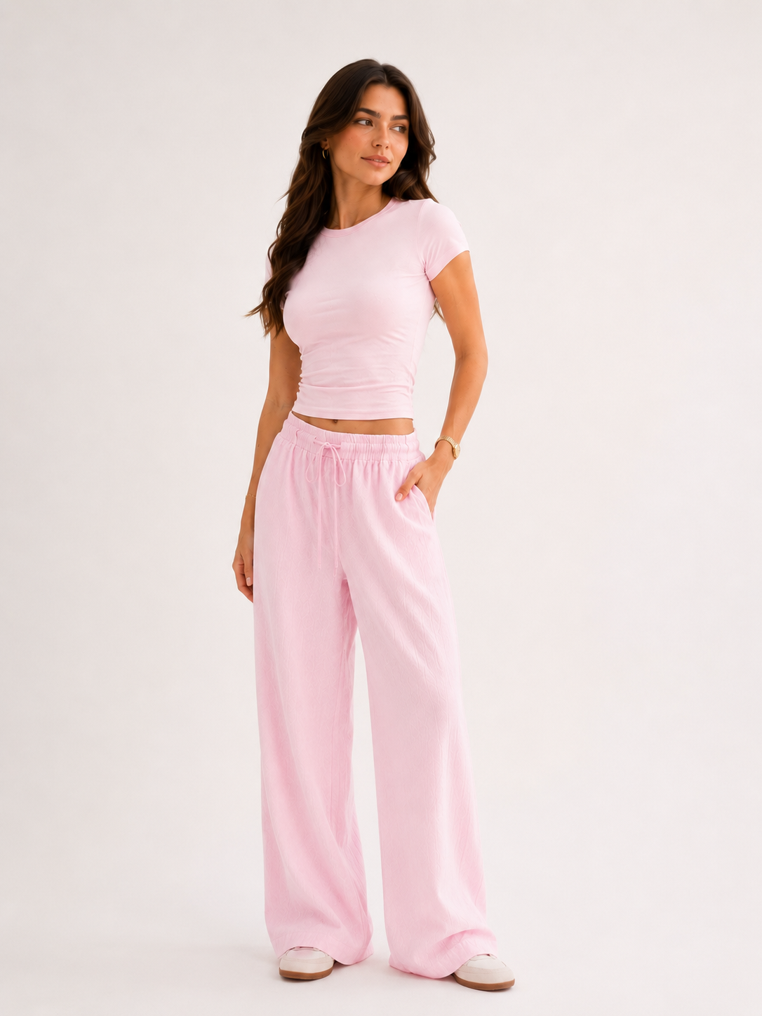 Pack 3 pantalons en lin